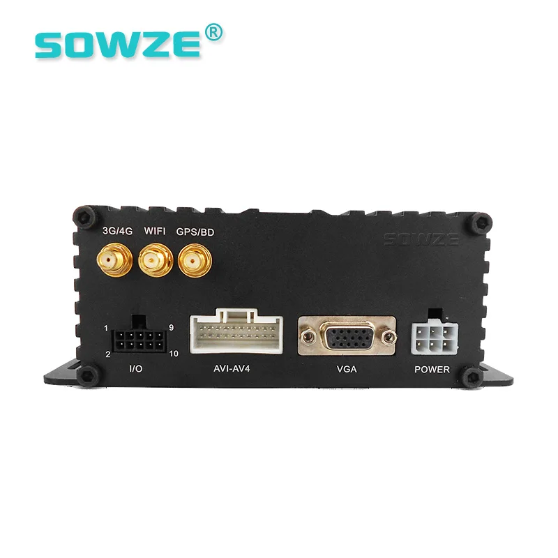 Грузовик MDVR AHD мобильный видеорегистратор с GPS 3 г Wi-Fi 4CH 720 P Поддержка HDD SDD и sd карты