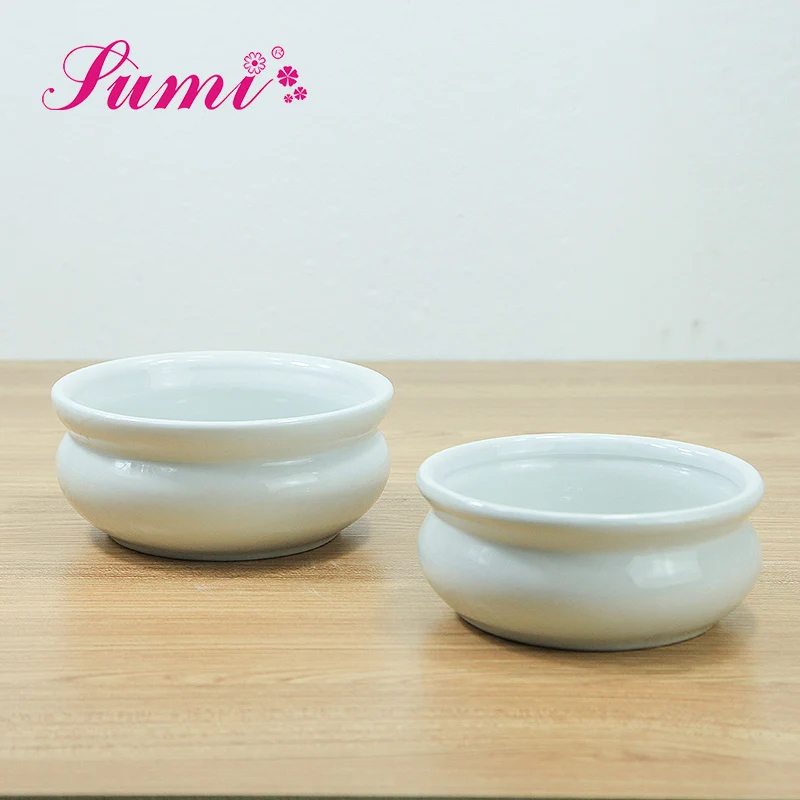 
Restaurant tableware white ceramic cheap soup tureen with cover for for hotel 