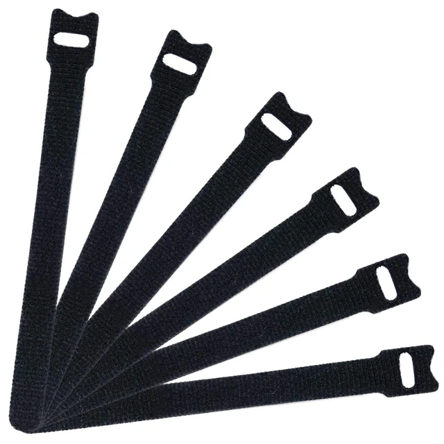 Reusable Double Sided Nylon Hook and Loop Tape Fastener  Cable Ties Strap