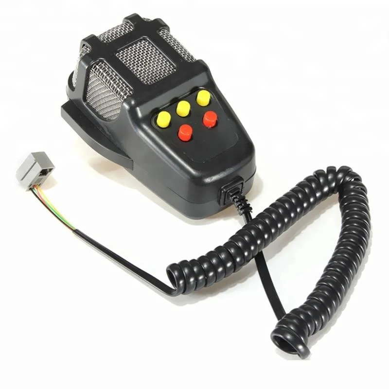 Hot 50W 12V 5Sounds Car Van Truck Speaker Loud Siren Horn 105db With MIC