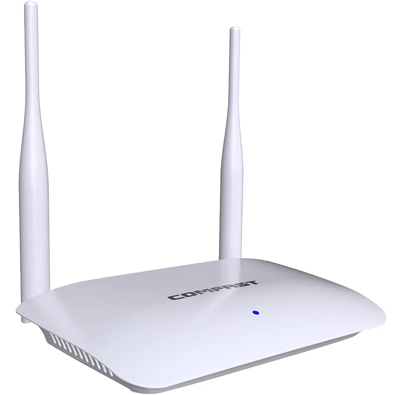 Собственными исследованиями и разработками COMFAST CF-WR623N крепкая стена-через способность 300 Мбит/с высокой мощности 1000mw беспроводной маршрутизатор