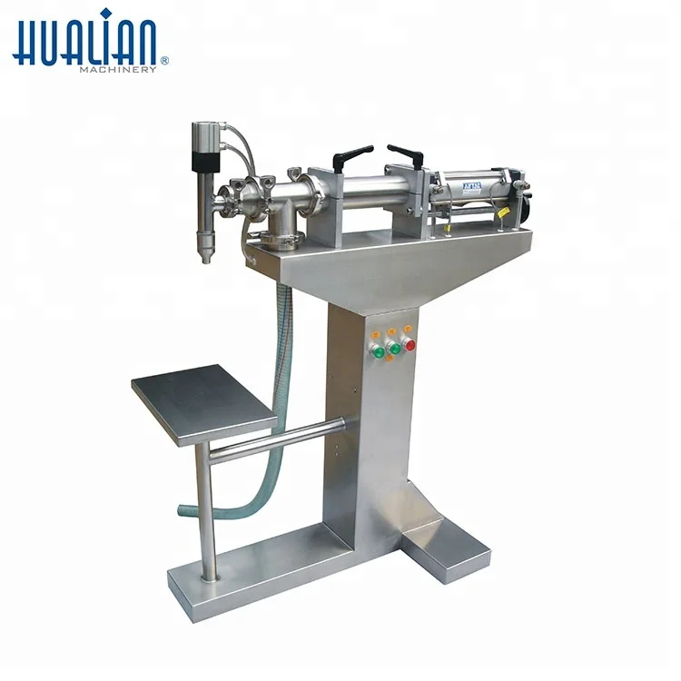 LPF-5000 HUALIAN Series Liquid Piston Filler machine shower foam packing filler price