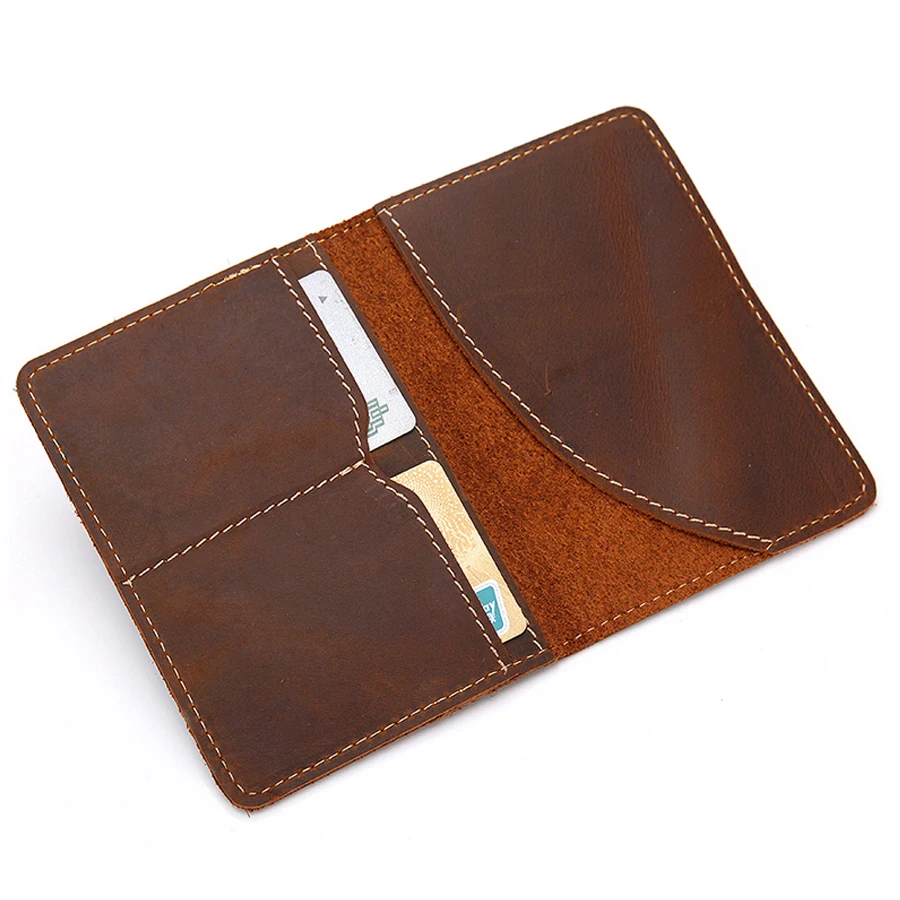 In Stocks Fashion Genuine Leather Passport Holder PassPort Cover Case Travel Wallets passport holder