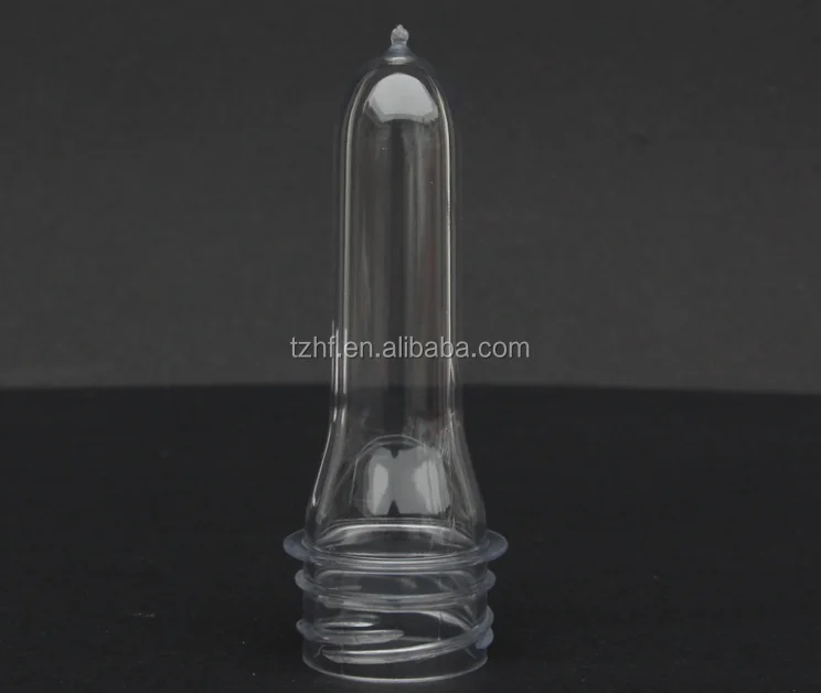 clear pet water preform with 30/25mm neck 14gram