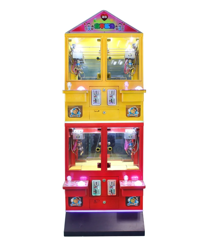 Сумасшедший мини-автомат Lianhuanpao для продажи сумасшедших игрушек 4 игрока автомат бутиков с краном захвата небольших Подарочный