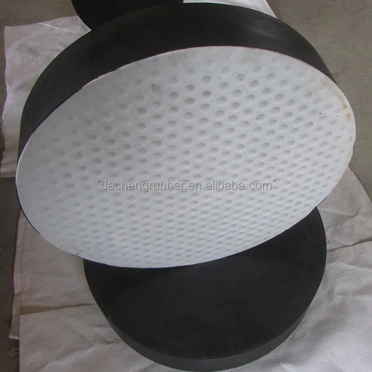 
China slide bearing pads with PTFE surface for bridge and railway 