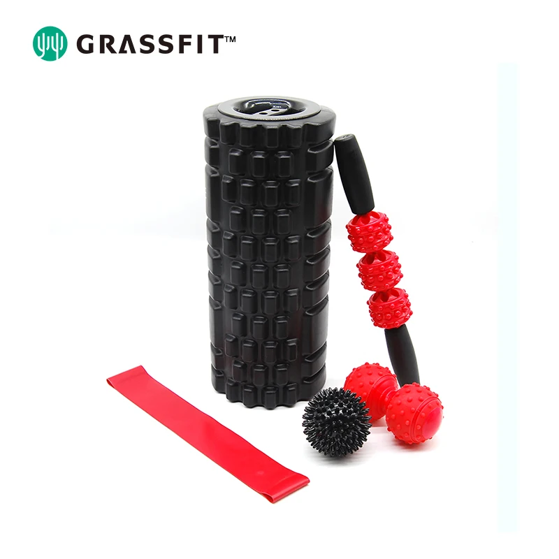 
Home Gym Equipment Black EVA Yoga Massage Foam Roller Set 