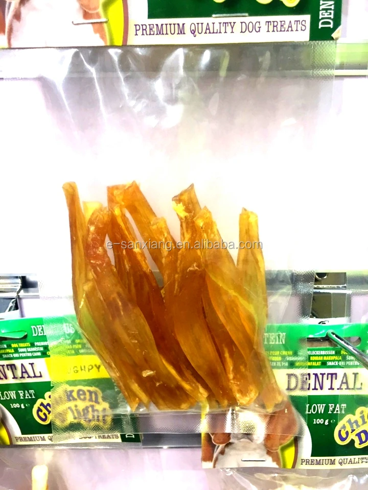 
New dog snacks natural dried beef tendon dog treats 