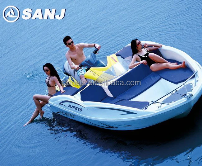 CE approved Sanjiang 6 passengers jetski wave boat powered by 3 person PWC for sale