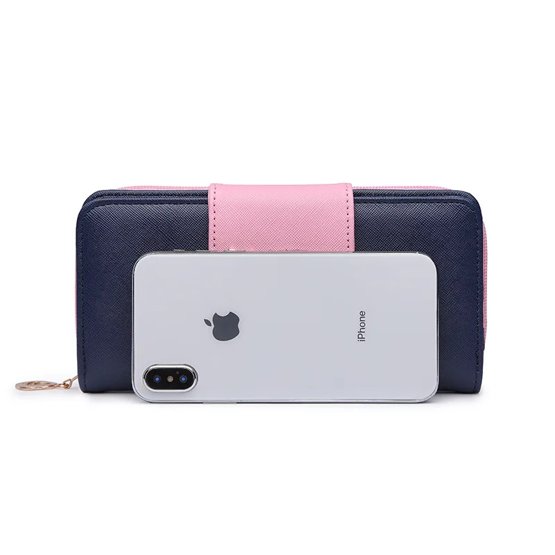 New Fashion Women Leather Wallet Women Long Design Purse For Wholesale