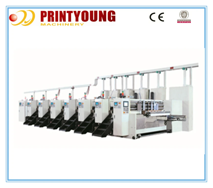 K8-Computerized Flexo-Printing Slotting Die Cutting In-Line Folding Gluing Countering Ejecting