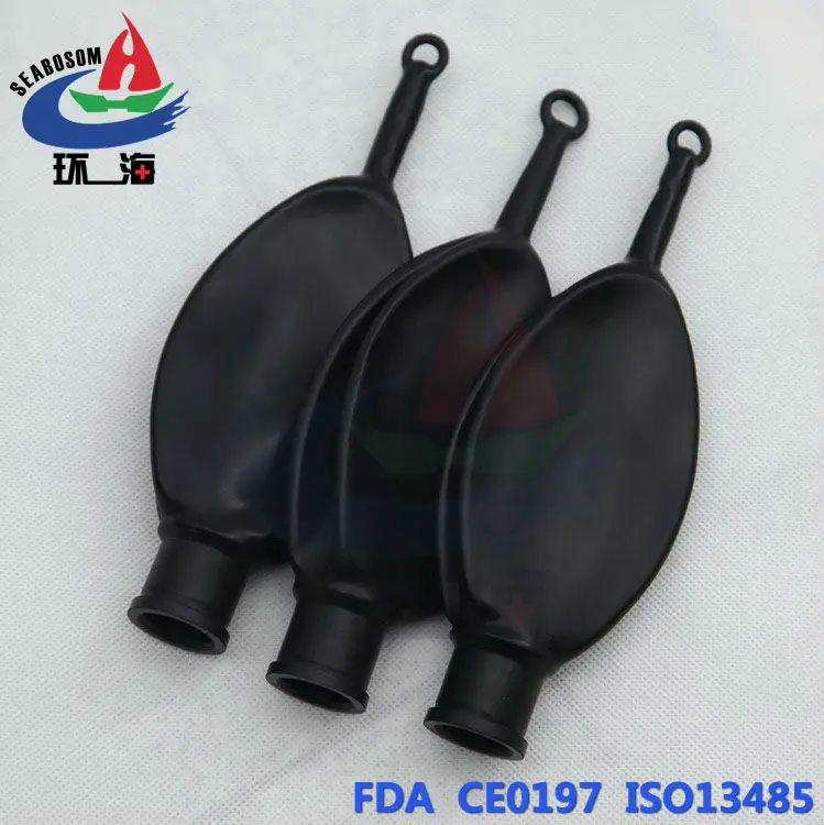 
Black Latex and Latex Free Rebreathing Bag CE 