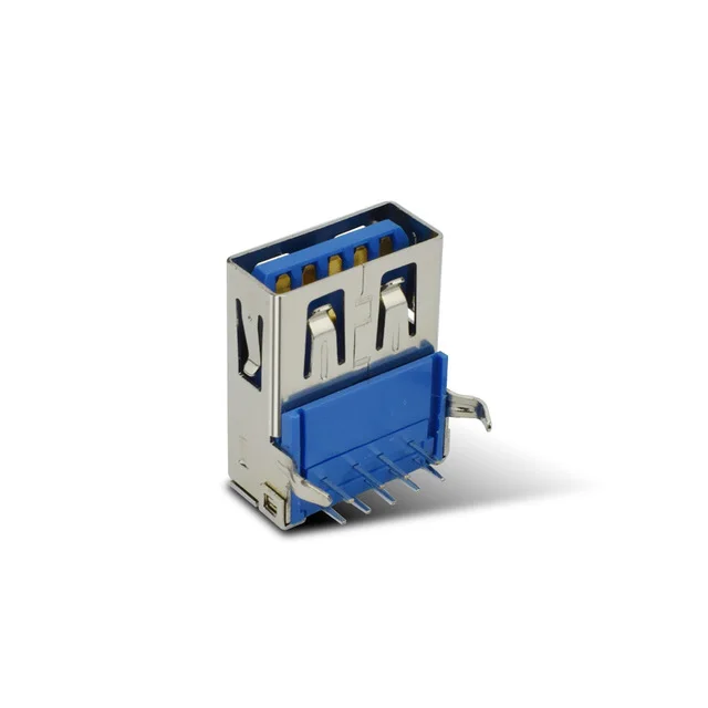 Factory 90 Degree Straight Jack USB 3.0 A Type Female Solder Connector