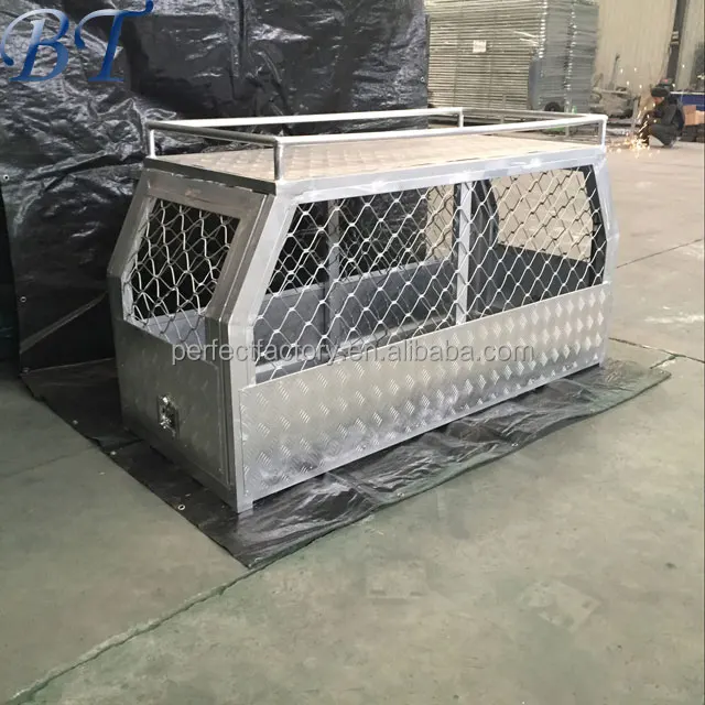 
Heavy Duty large double gates Aluminium Dog Cage / Dog Crate 