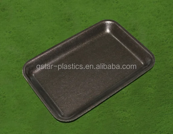 
Black Fruit Foam Tray Customized Foam Meat Trays For Supermarket 