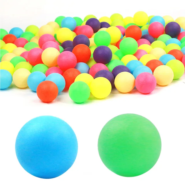 
Colorful 40mm white&orange plastic table tennis ball machine ball 