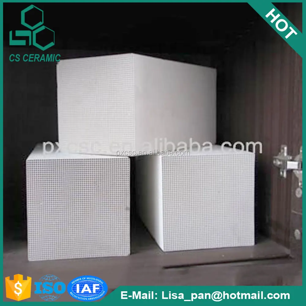 Муллит Сотовые керамические теплообменник для rto