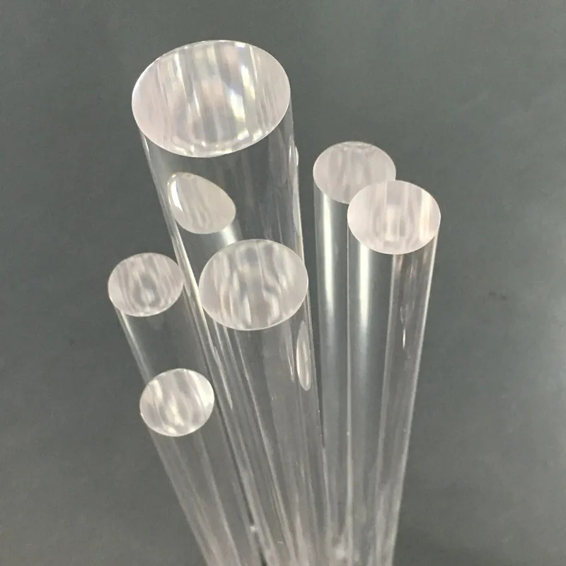 
Home Decor Acrylic Clear Rods OD5x1000 High Transparent PMMA Stick Plastic Bar Building Hotel Decoration Cut into any length 