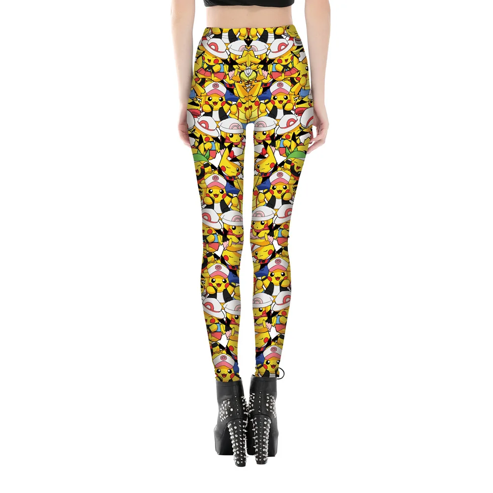 
Wholesale export digital printing wholesale cartoon pocket monster sexy underwear leggings 