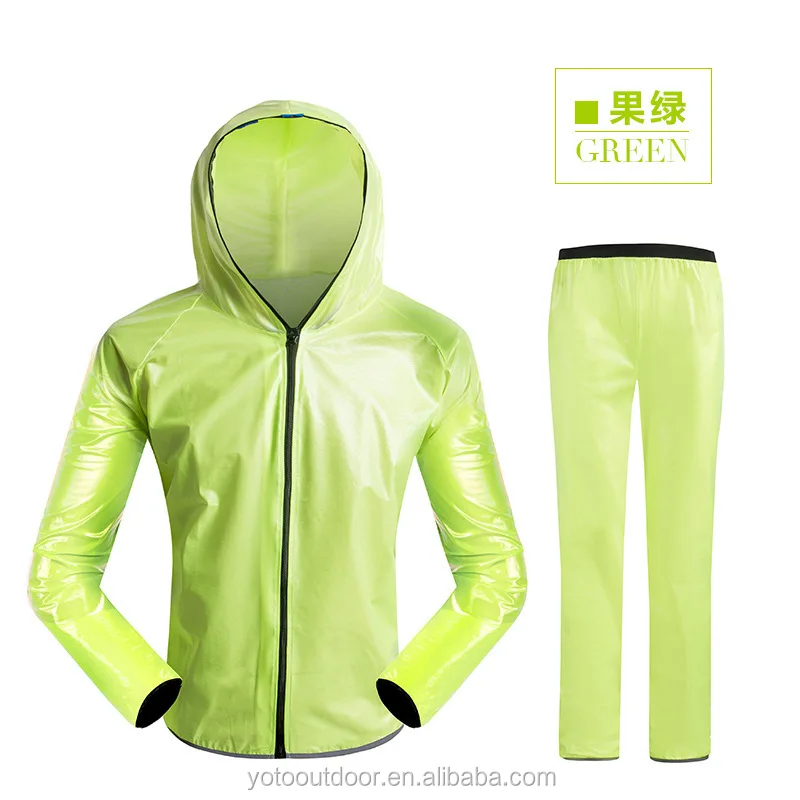 Trending Top 10 Fashion TPU Outdoor Sports Rain Coat Clothing for Cycling Hiking Travelling Leisure