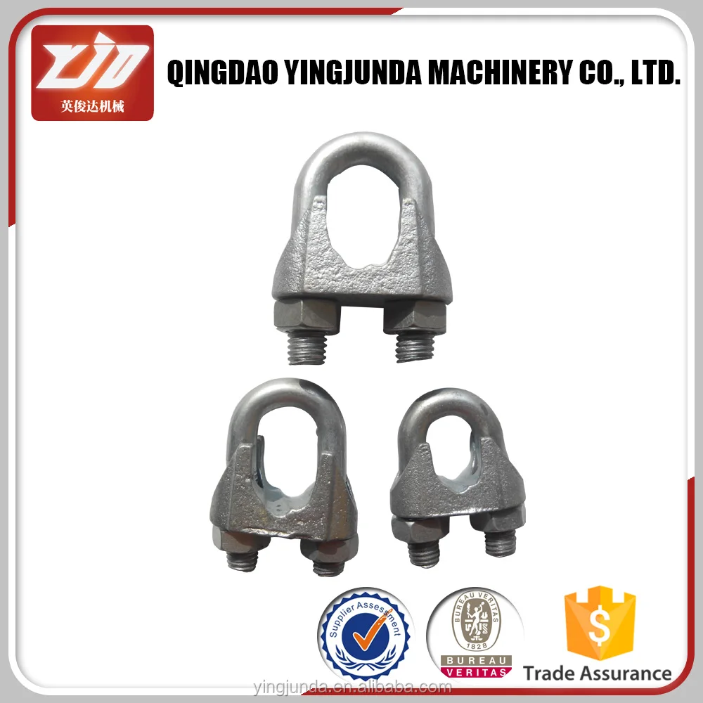 din 741 wire rope clip electric cable clip wholesale in China