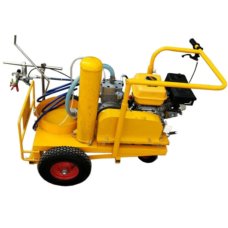 hand-pushed cold paint road line marking machine safety line painting equipment