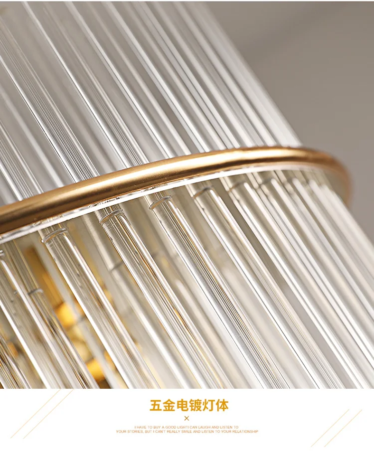 Modern White Glass Tube Crystal Chandeliers For Hotel Luxury Wedding Decoration Ceiling Hanging