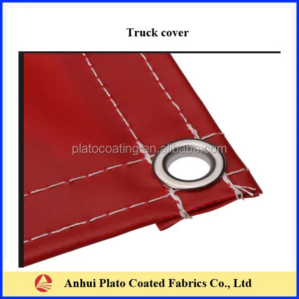 waterproof 1000D polyester Fabric PVC vinyl coated concrete pump truck tarp