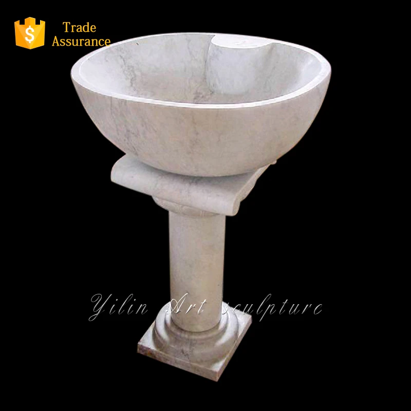 Sunset red marble bathroom washbasin YL-Y122