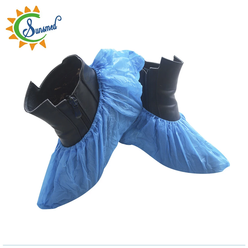 
factory wholesale disposable PE plastic shoe covers 