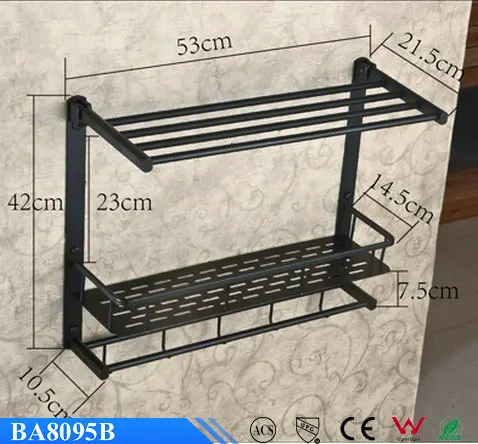 Beelee масляная прорезиненная бронзовая твердая латунь настенный двухуровневый угловой кронштейн для ванной комнаты полка для хранения душевой кадки держатель для косметики
