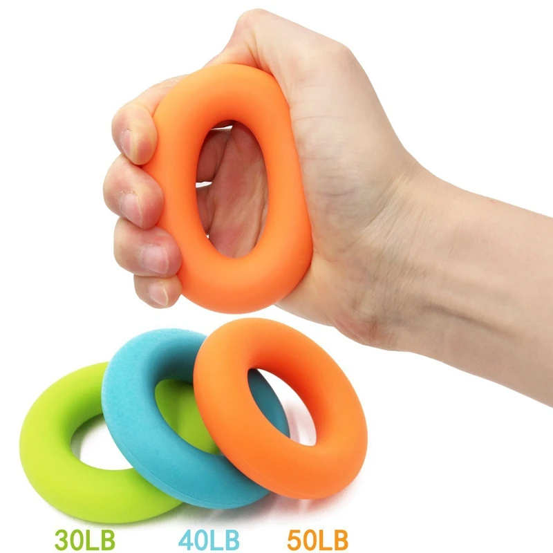 70mm Silicone hand grip ring strengthener finger exerciser
