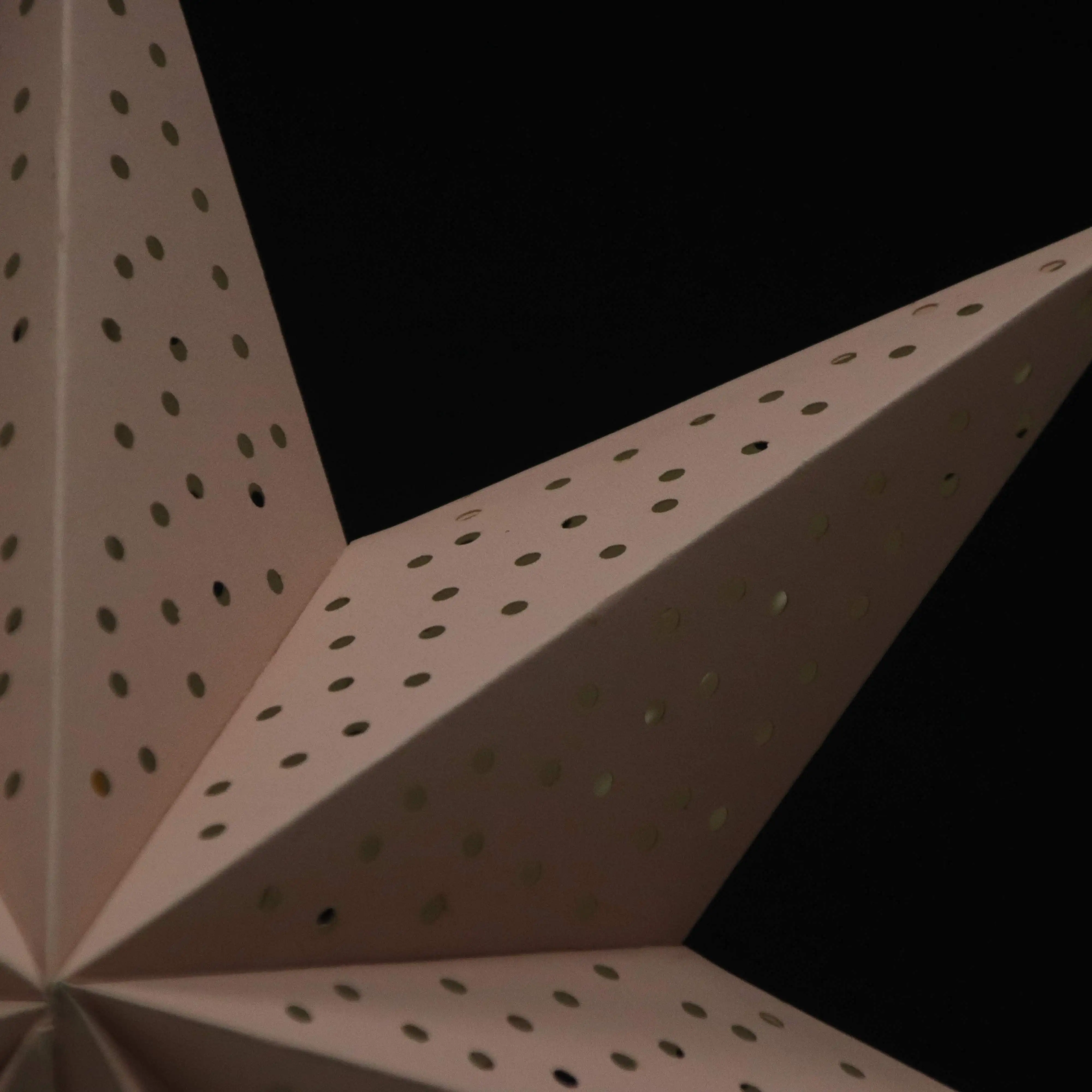 Custom Table Star Decoration Lamp Folding Paper Led Star Lantern