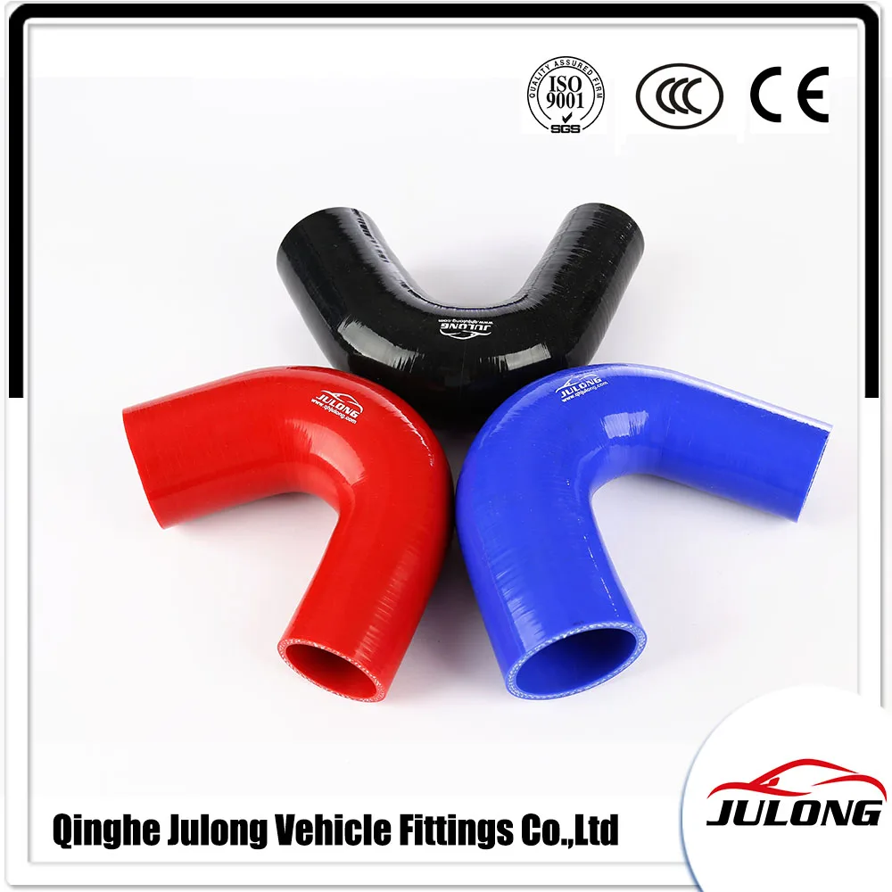 Теплостойкость автомобильной плетеные силиконовый шланг красный