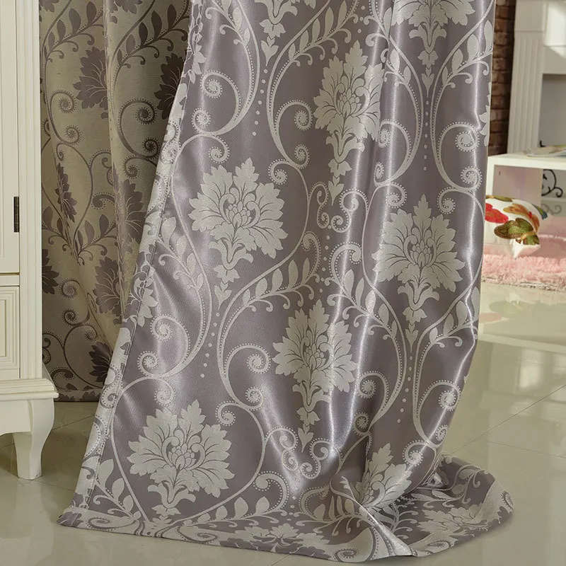 Wholesale cheap jacquard fabric printed roll curtain cloth