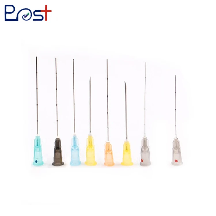 
Beauty Product China Manufacturer Sterilized Micro Tip Blunt Needle Cannula With Scale For Skin Care 