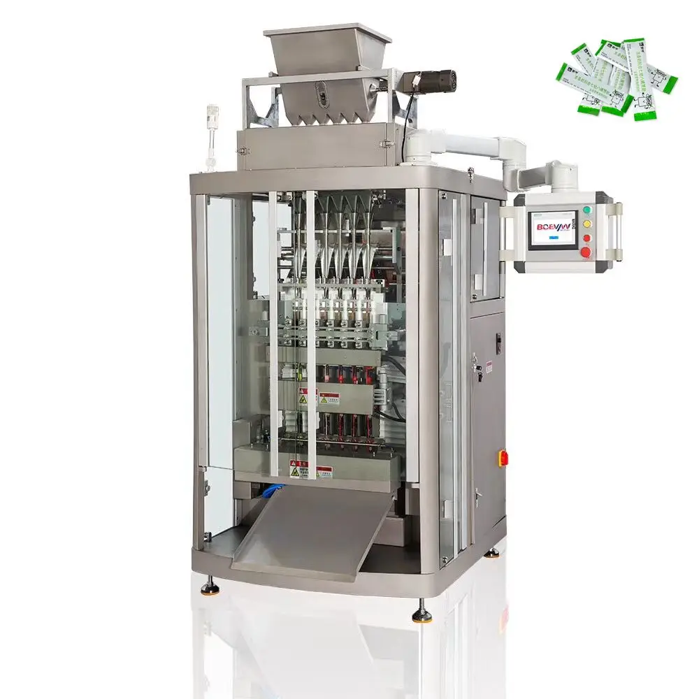 Factory Price Multi-function Stick Bag Liquid Honey Milk Multi-Lane Sachet Packing Machine
