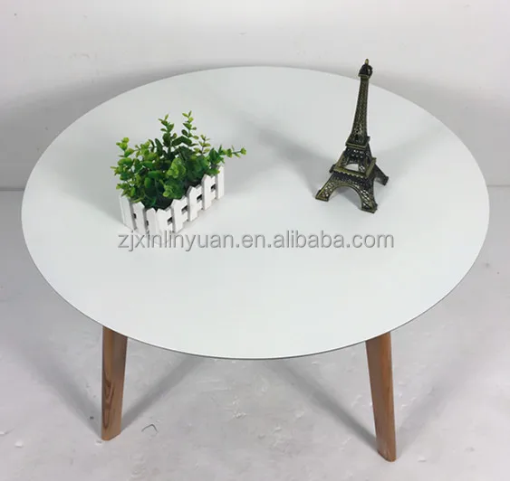 European Style wooden tea table design acrylic coffee table for home living