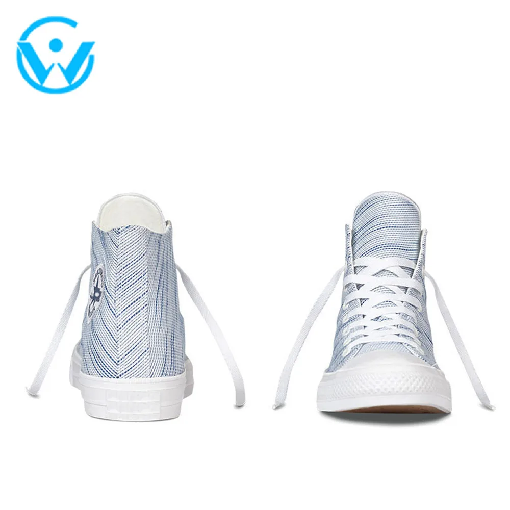 Fashion lines high cut lovers casual canvas shoes