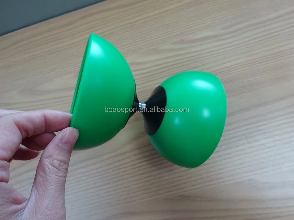 Diabolo & wooden Handsticks - Pro Quality Rubber Diablo Set