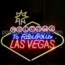 Oem china suppliers car garage glass custom neon sign vintage metal can las vegas neon light sign