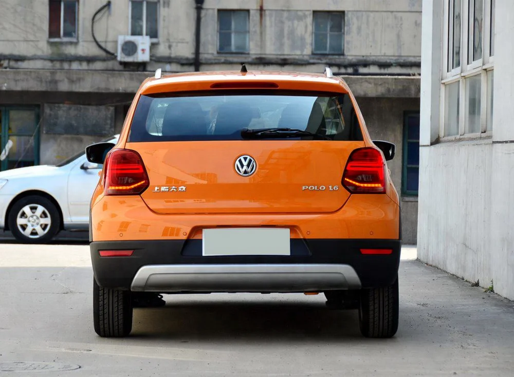 VLAND New LED Taillights Assembly For VW Polo/Vento MK5 2009-2016 With Dynamic Turn Signal Tail Lamp