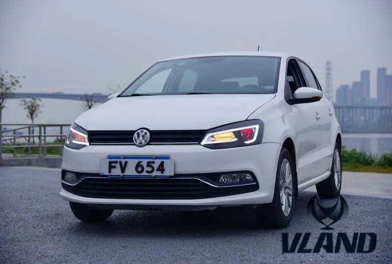 VLAND Car Lamp Factory LED Head Lamp For POLO 2011-2017 Xenon Headlight Plug And Play New Design