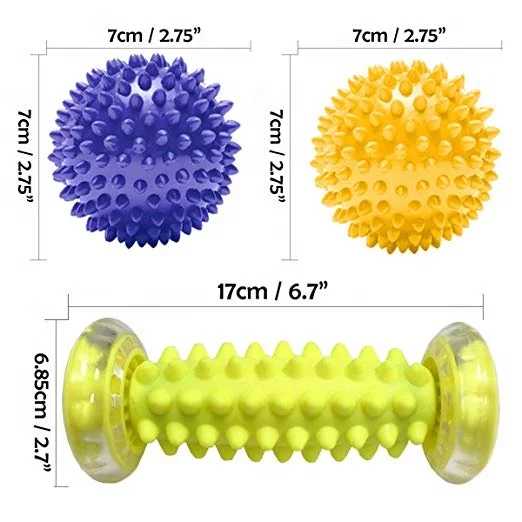 Набор массажных мячей Eva, ролик для массажа ног, мяч для Лакросса, массажный мяч для йоги, сумка для переноски, инфракрасная физиотерапия для тела на заказ