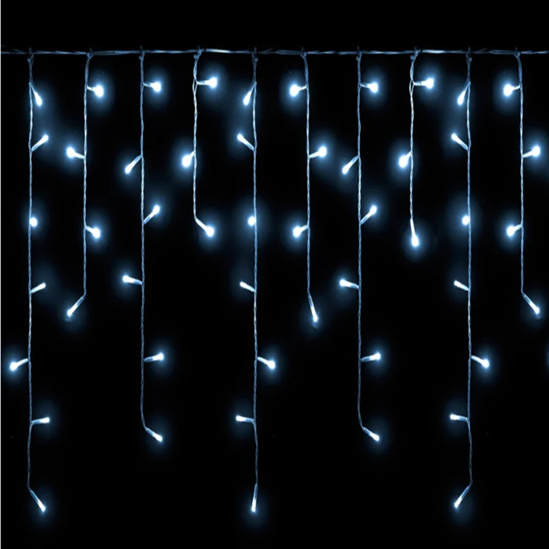 LED Colorful  Fairy Dripping Icicle String Light For Outdoor Indoor Christmas Decoration