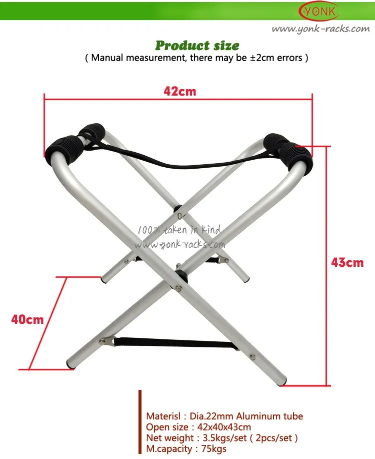 YONK аксессуары для водных видов спорта складная стойка для хранения Каяка 2 шт.