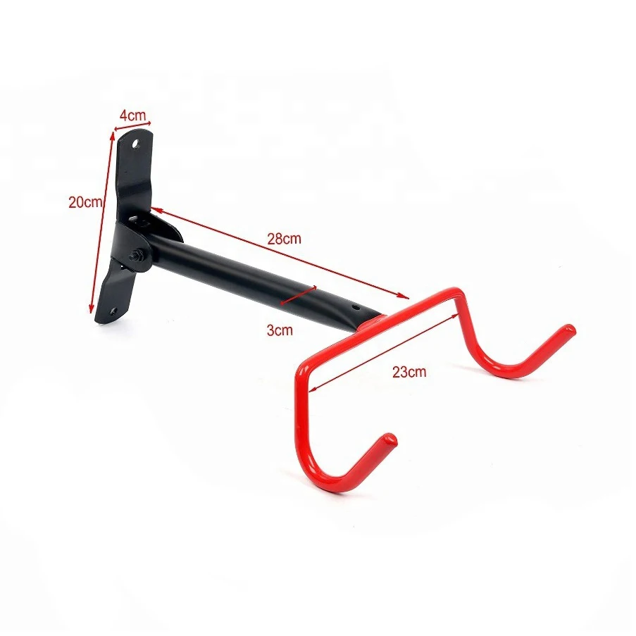 Home Bike Hanger Wall Mount Double Bicycle Rack Wall Hook Flip-Up Bike Holder Stand Storage System for Garage and Shed