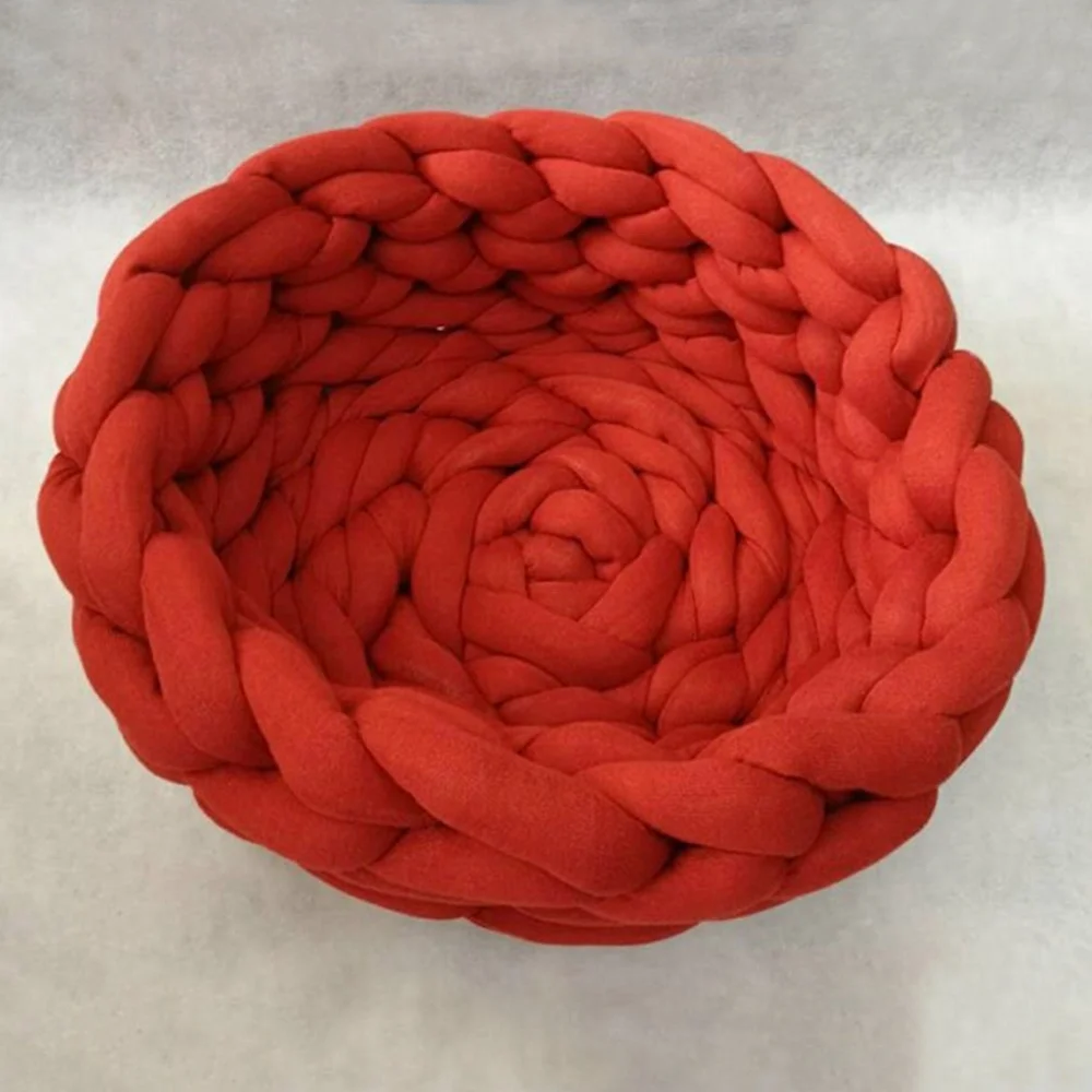 2cm 3cm thickness chunky tube yarn cotton filling arm knitting yarn blanket yarn