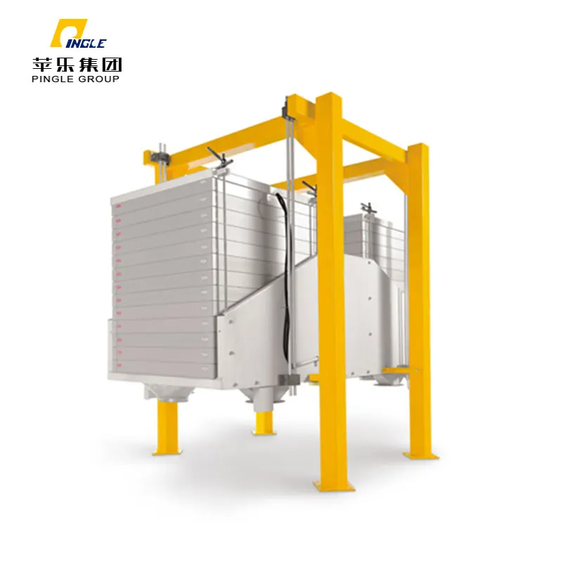 Маленькая роликовая мельница и сита для плоского сита