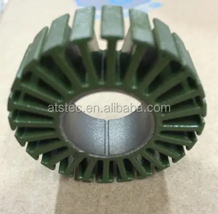 laminated stator core for motors